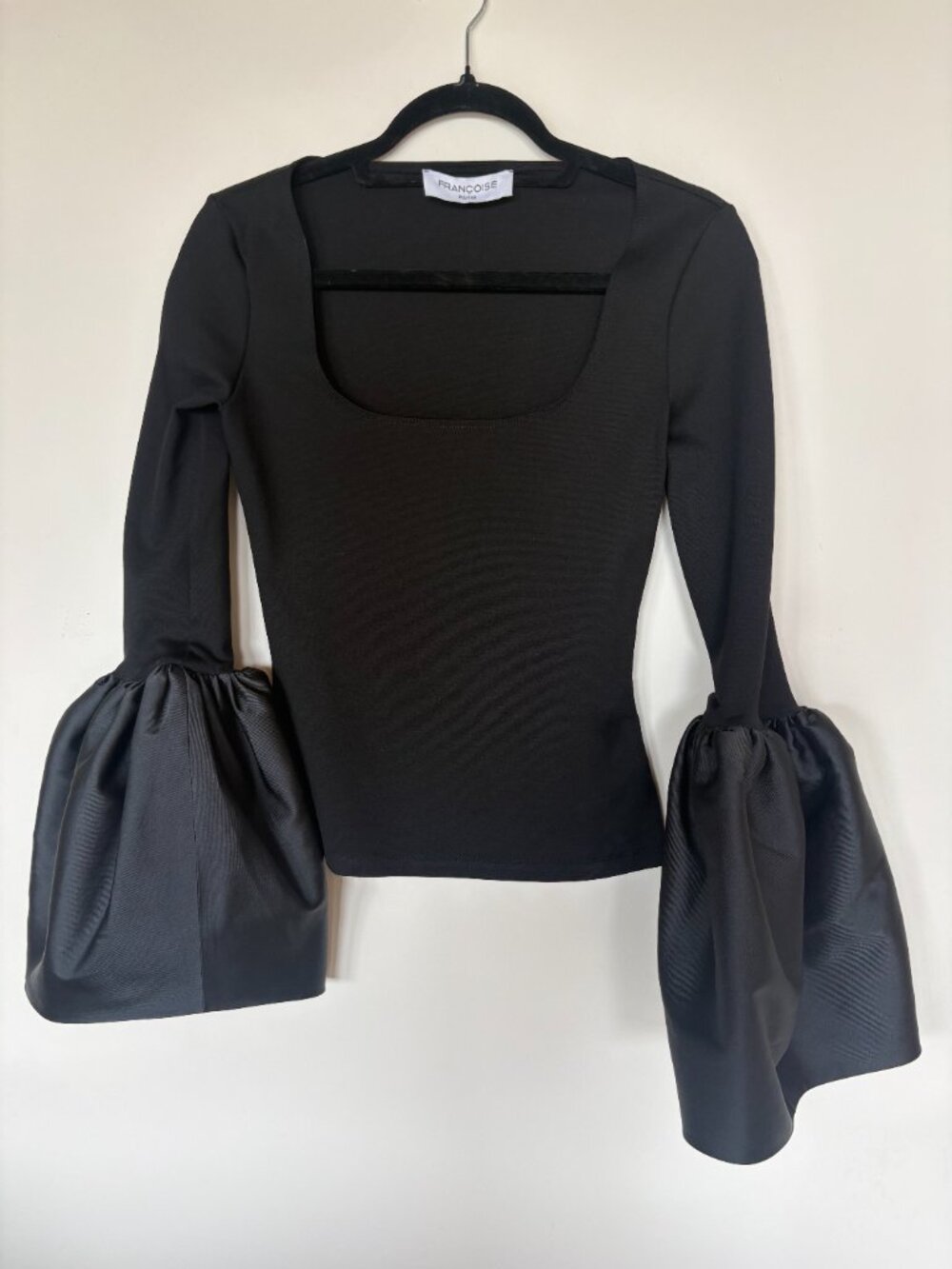 FRANÇOISE | NWOT | Lexi Bouffante-Sleeve Cotton Top, Size: FR36 - Picture 7 of 13